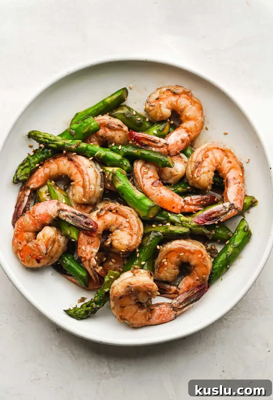 shrimp and asparagus stir fry