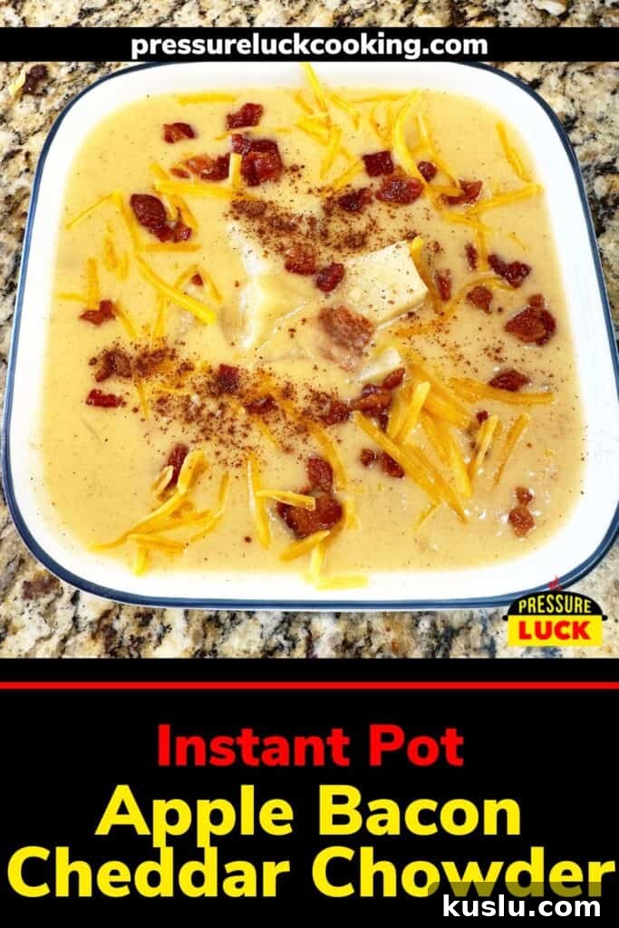 Apple Bacon Cheddar Chowder