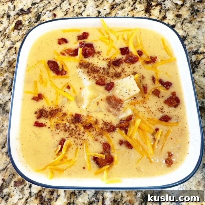 Instant Pot Apple Bacon Cheddar (ABC) Chowder