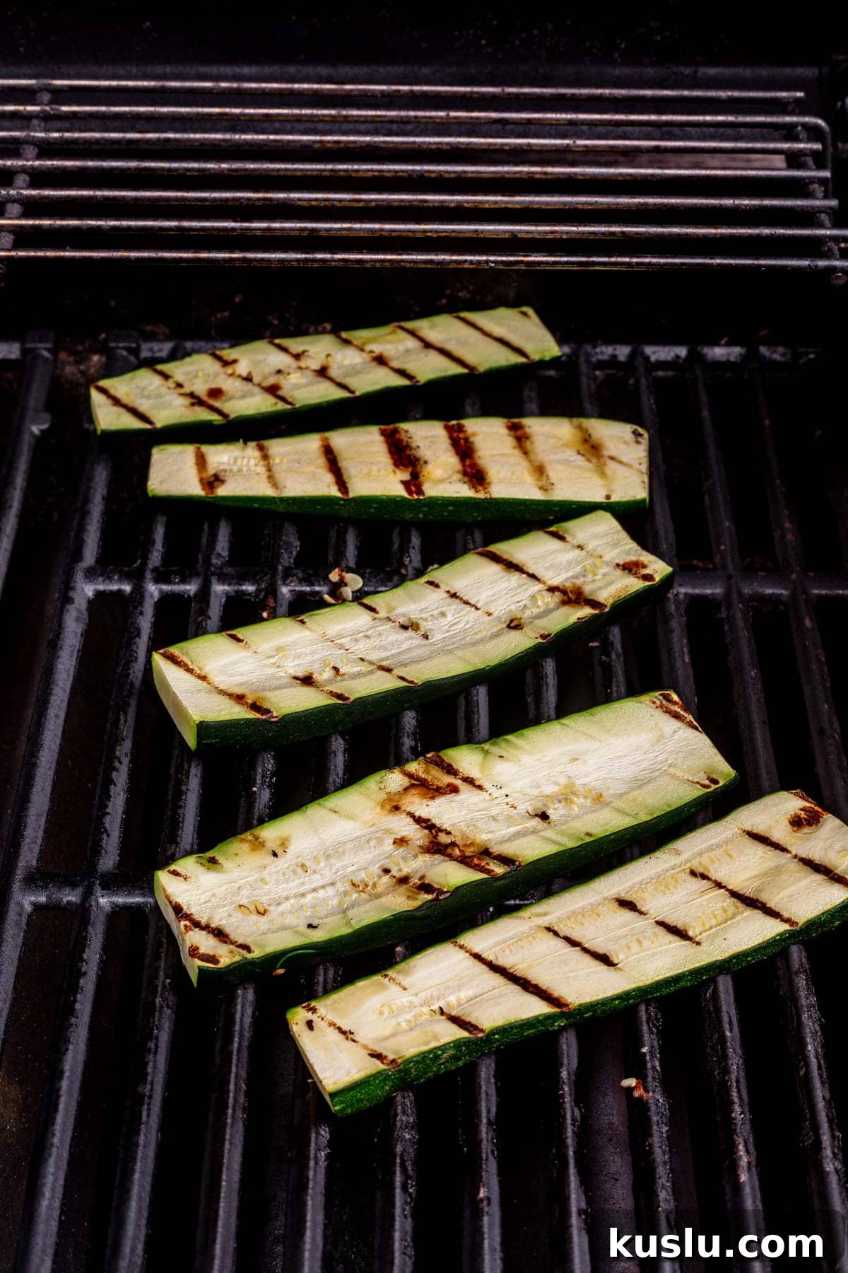 zucchini on the grill