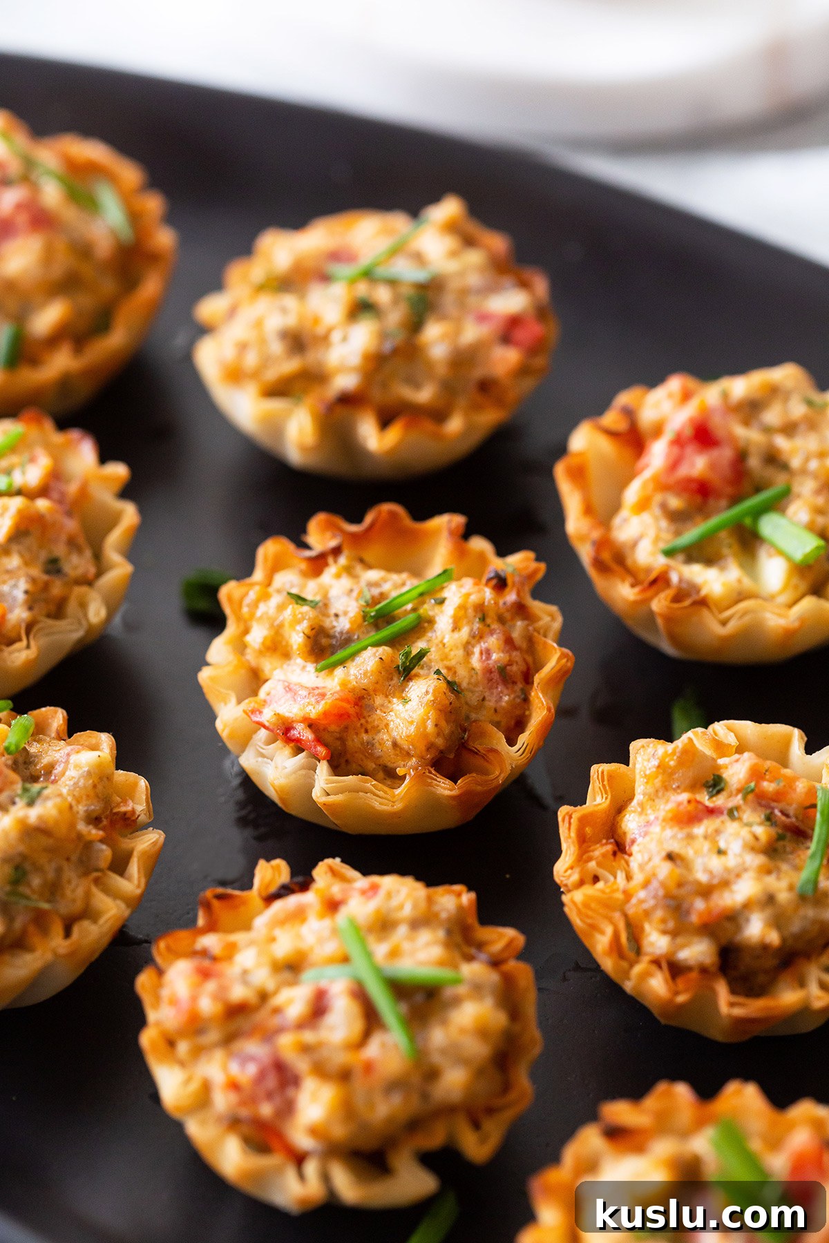 Easy Phyllo Cup with Sausage