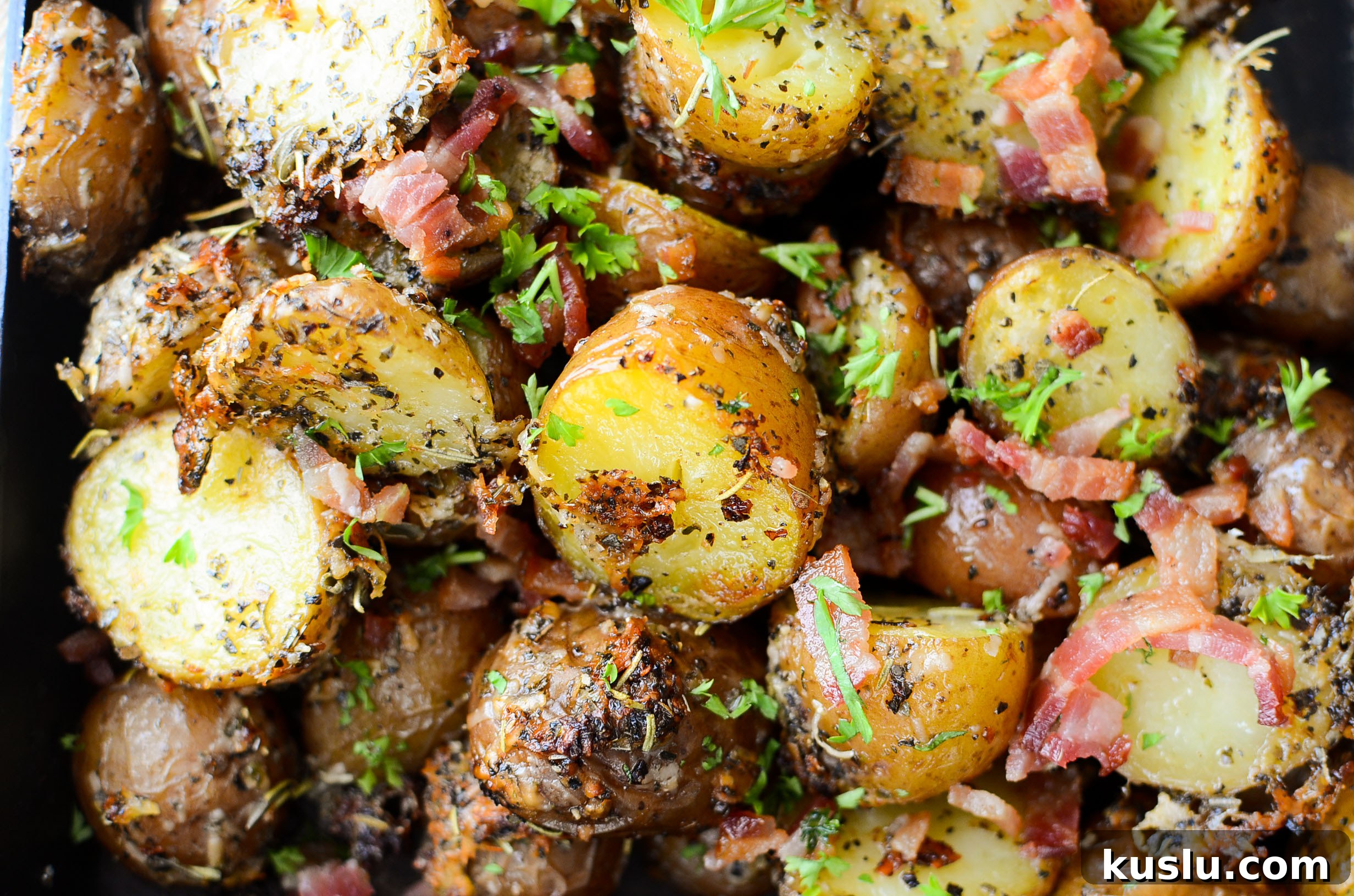 Bacon and parmesan