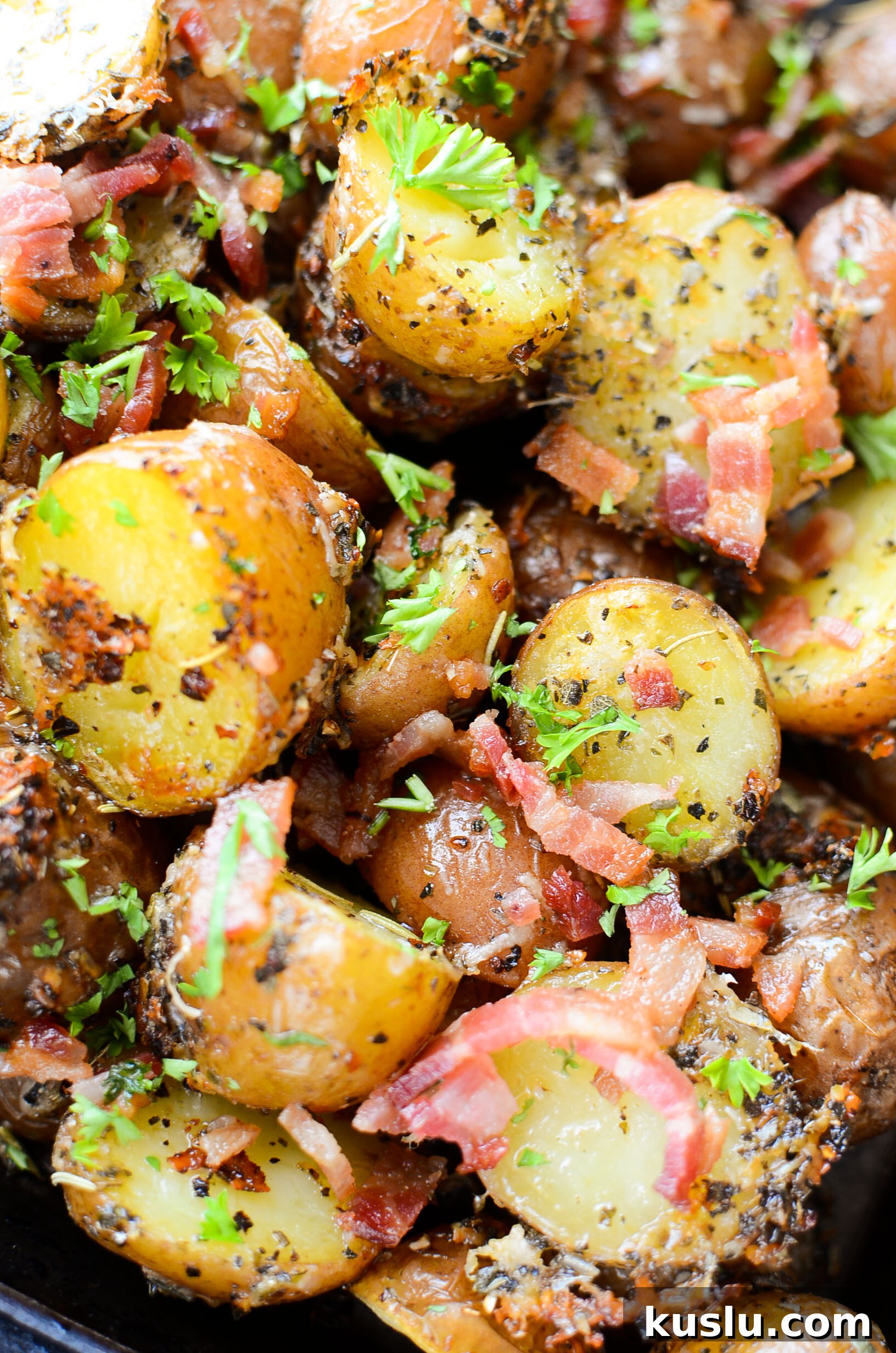 Golden potatoes